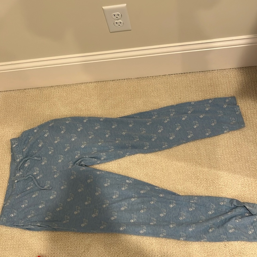GOAT USA size small blue pajama pantsd